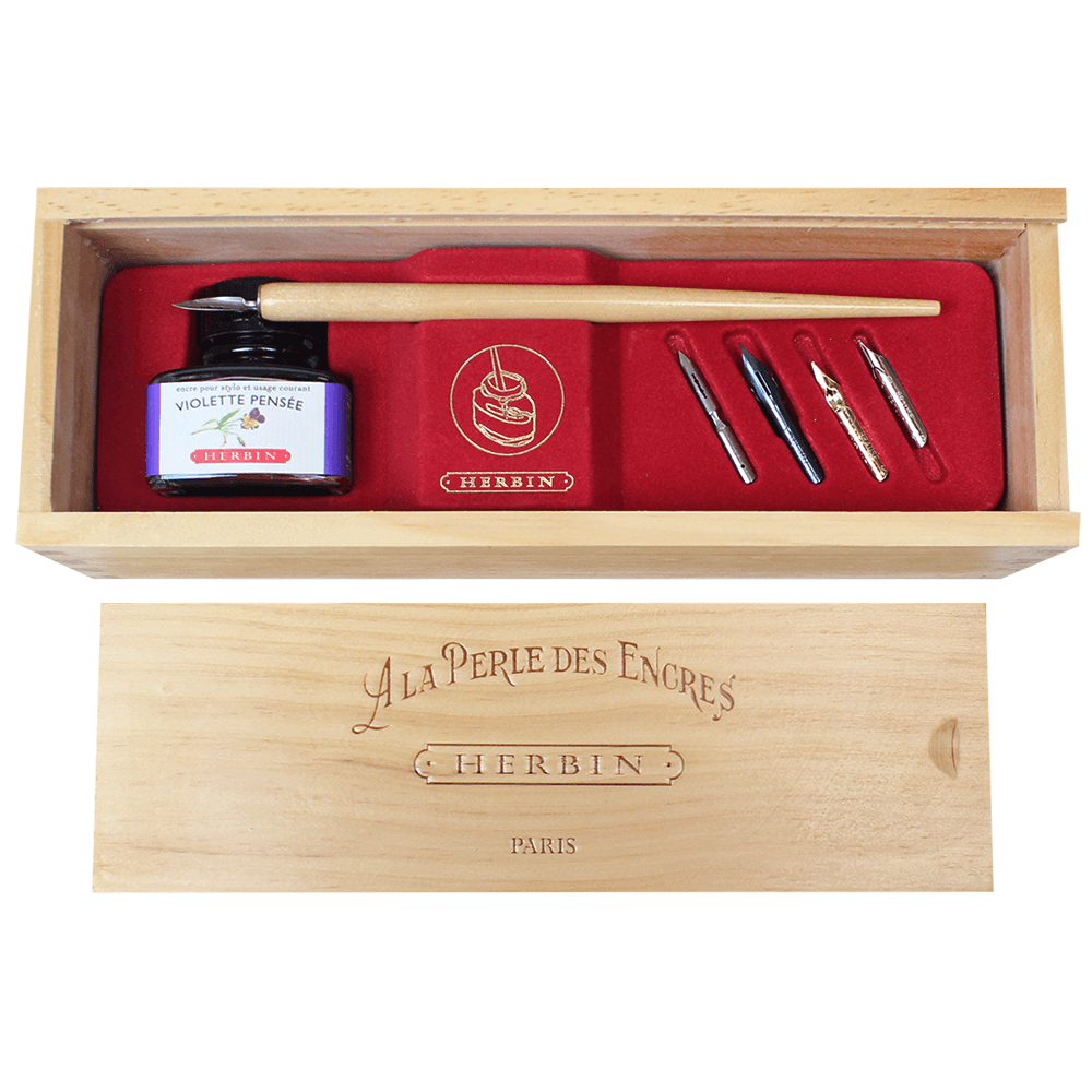 Conjunto Para Caligrafia J. Herbin La Perle Des Encres